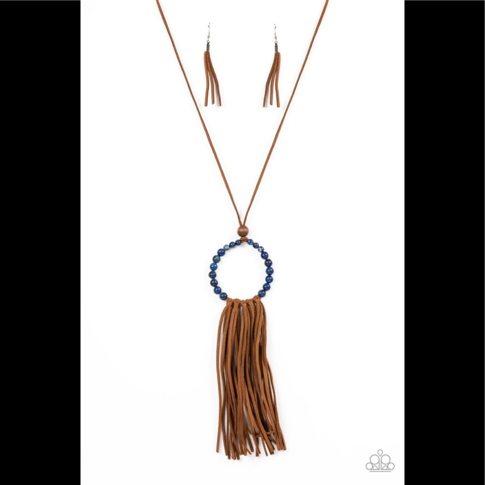 Namaste Mama-Blue Necklace